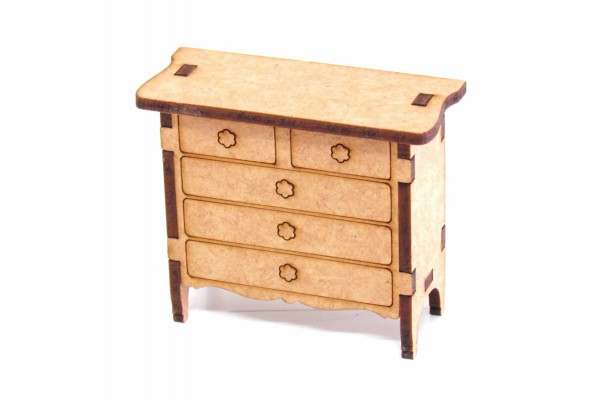MINIATURA A LASER COMODA PEQUENA MDF MINIATURA A LASER COMODA PEQUENA MDF